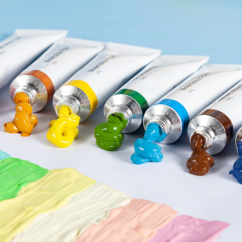 Professionelles 24-teiliges Künstler Aquarell Pastell-Set für lebendige Kunstwerke