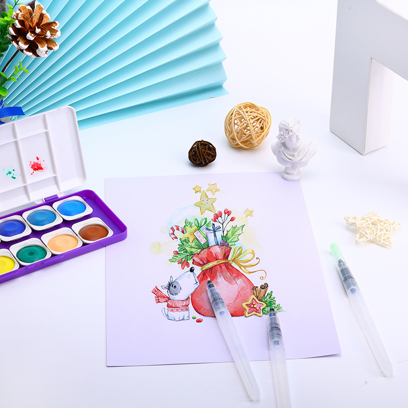 Nachfüllbare Aquarell-Pinselstifte, auslaufsicherer Wasserpinsel zum Malen