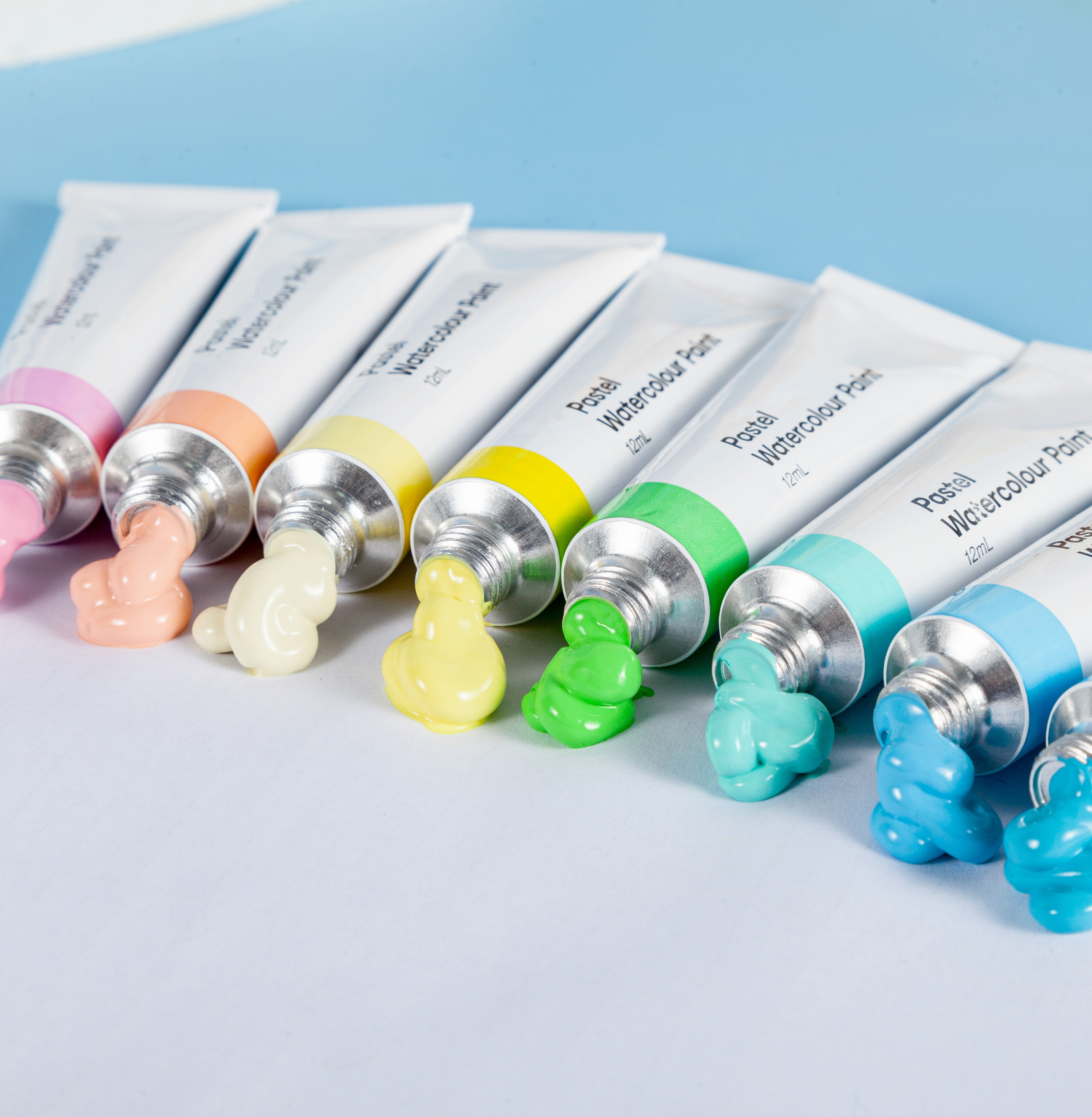 Professionelles 24-teiliges Künstler Aquarell Pastell-Set für lebendige Kunstwerke