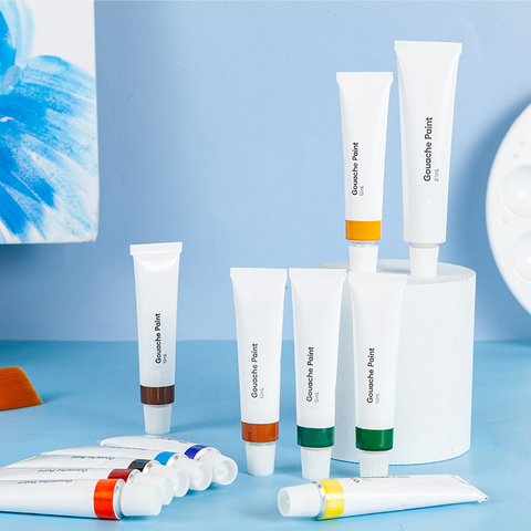 Professionelle Gouache-Farbtube auf Wasserbasis für Leinwand und Papier