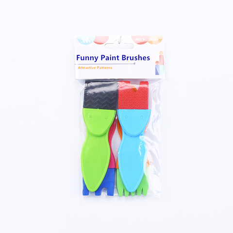 EVA-Schaum-Pinsel, 4 Stück